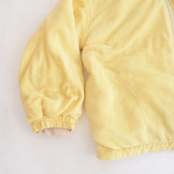 Vintage Cheneral Yellow Reversible Embroidered San Francisco Hooded Coat S - Picture 8 of 14